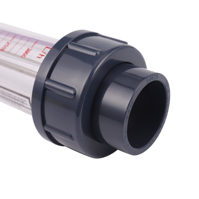 LZS-25 Flow Meter Plastic Tube Type 300-3000L/H Water Rotameter Liquid Flowmeter Measuring Tools For Chemical Light. 