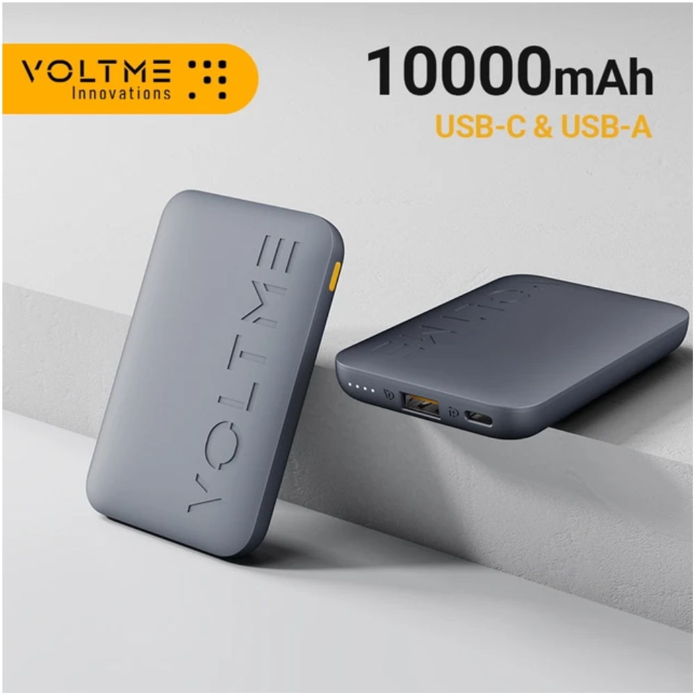 Voltme Hypercore 10K Portable Power Bank USB-C + USB-A (22.5w max)