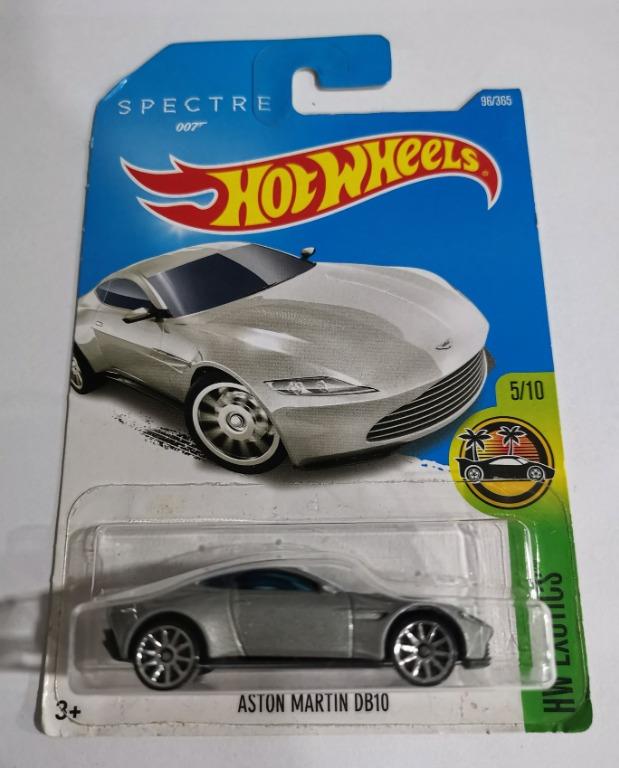 Hot Wheels (Mainline) Moviestar Series Spectre 007 Aston Martin DB 10 Silver, Scale - 1:64. 