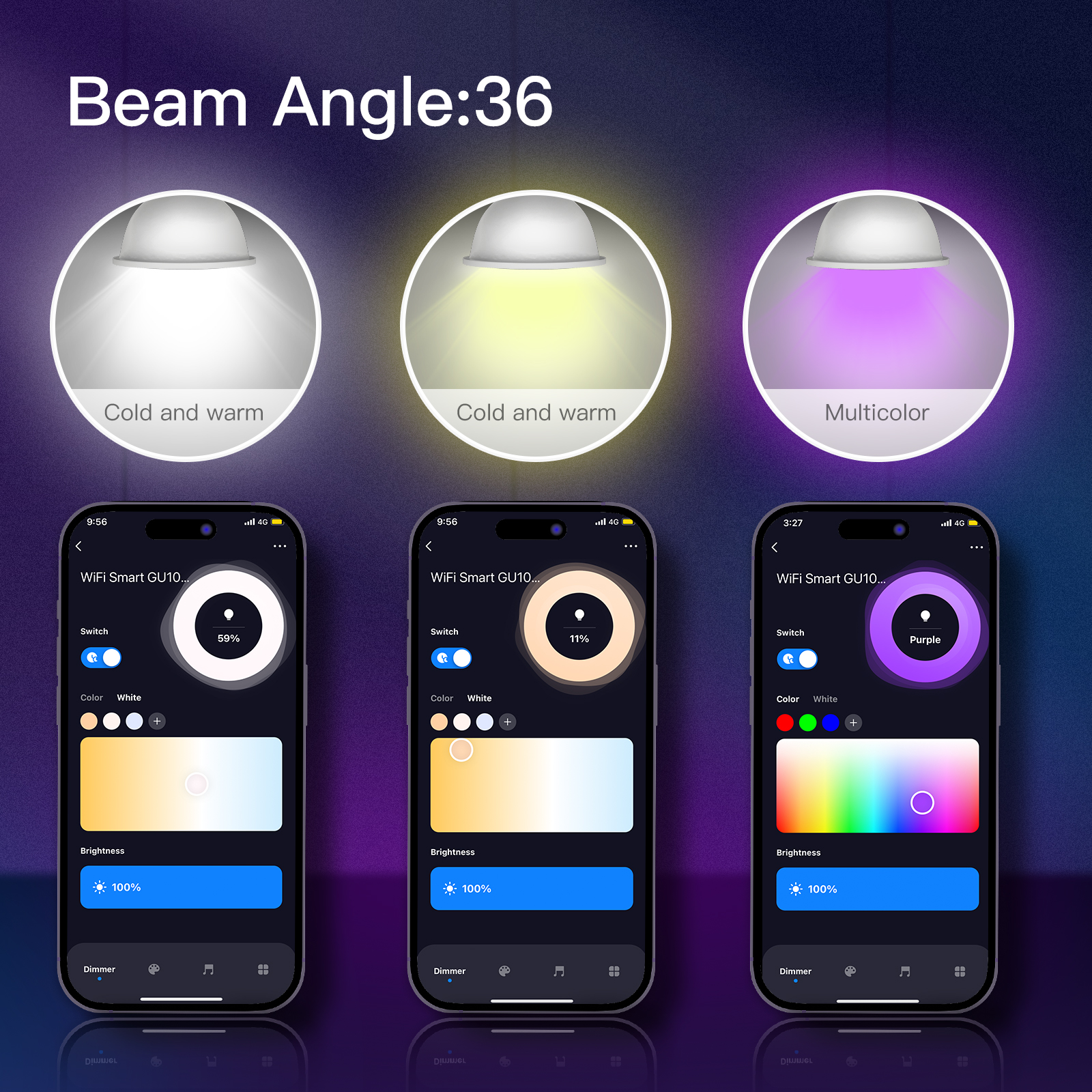 MOES WiFi Zigbee LED Light Bulb GU10 E27 E14 Candle Lamp Smart RGB RCW 2700-6500K Dimmable Light Tuya Alexa Google Voice Control. 