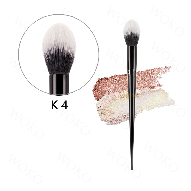 Highlighter Brush Makeup Brush Flame brush Face Contour Sculpting Powder Highlighter Brush Soft Beauty Tool Powder brush K4. 
