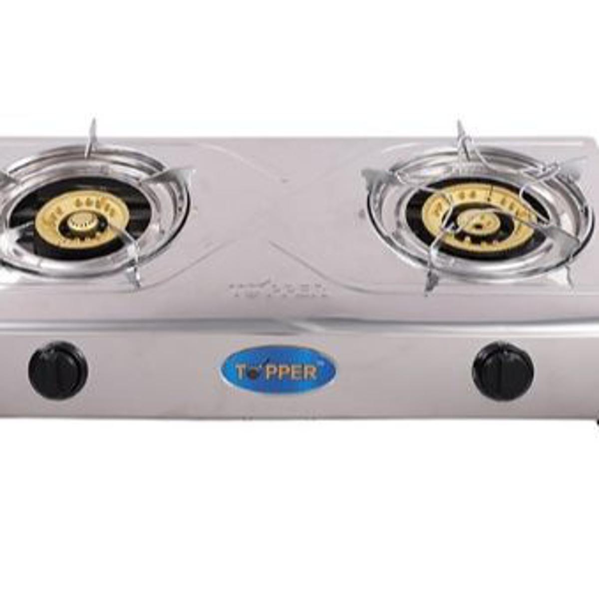 TOPPER Double SS Auto Gas Stove LPG A-211