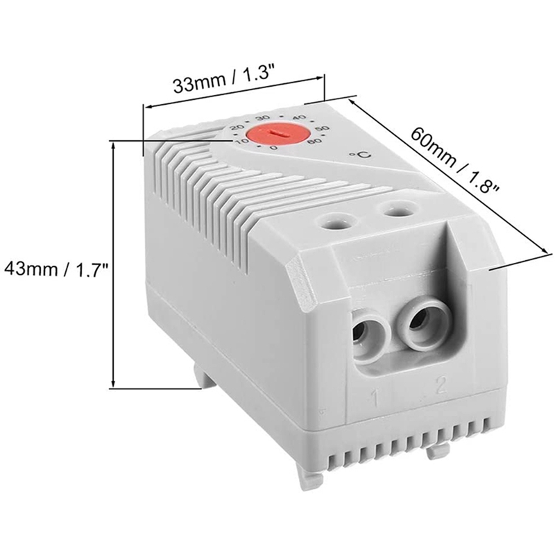 Adjustable Compact Normally Close(N.C) Temperature Controller Switch. 