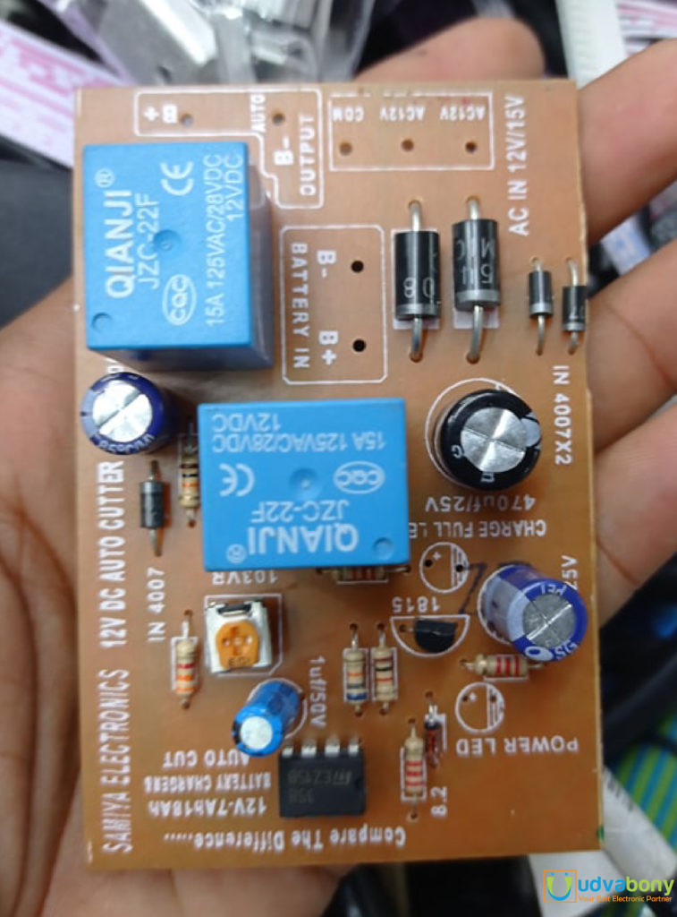 10 pcs Auto Cut Battery Charging Circuit - High Quality Auto Cut Circuit DC 12V Double Relay For DC 12v Battery Charging Protection Circuit. 