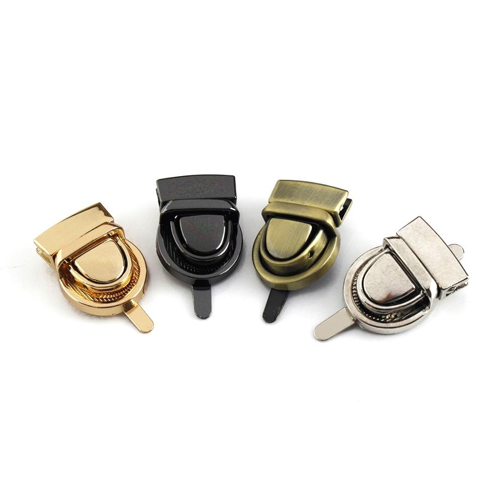 1pcs Metal Press Push Lock Tongue lock Bag Briefcase Spring Lock Snap Decorative Clasps Closure Leather Craft Hardware Accessory. 