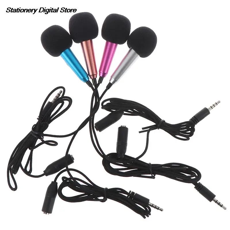 Handheld Mic Portable Mini 3.5mm Stereo Mic Audio Microphone For The Mobile Phone Accessories. 