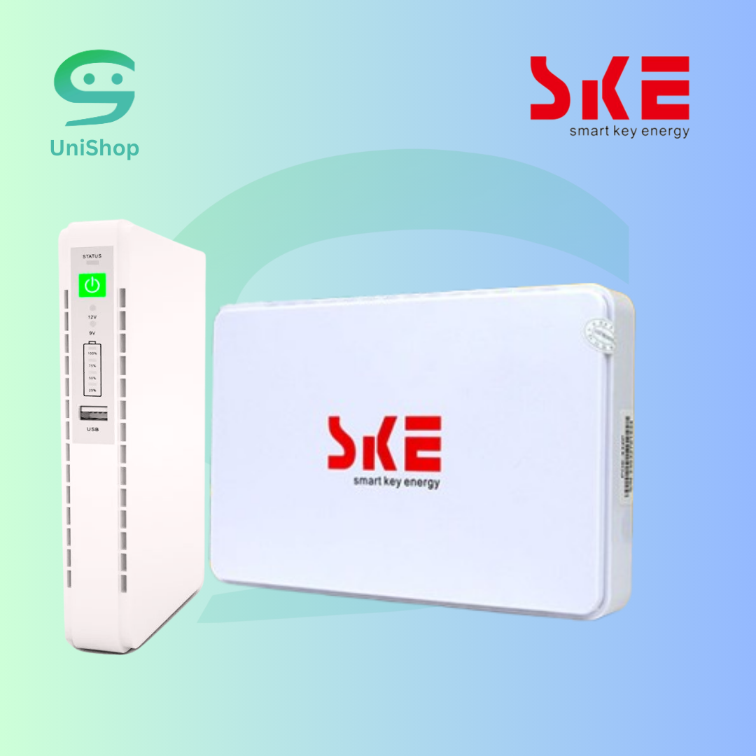 SKE DC Mini Ups For Wifi Router Mini DC Ups PoE432P Mini Ups Output 5v 9v 12v & POE 15v/24v selectable