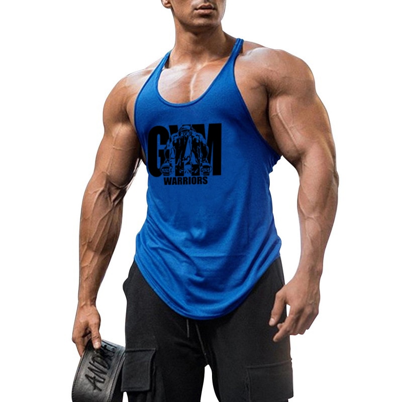 Summer Y Back Gym Stringer Tank Top Men 