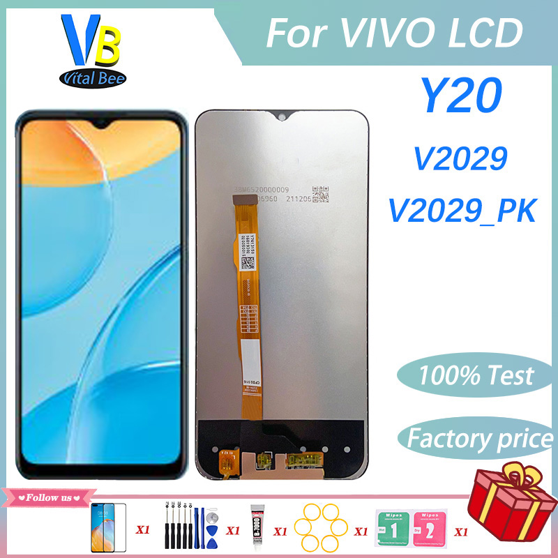 For VIVO Y20 LCD Display Touch Screen Digitizer Assembly V2029 Replacement