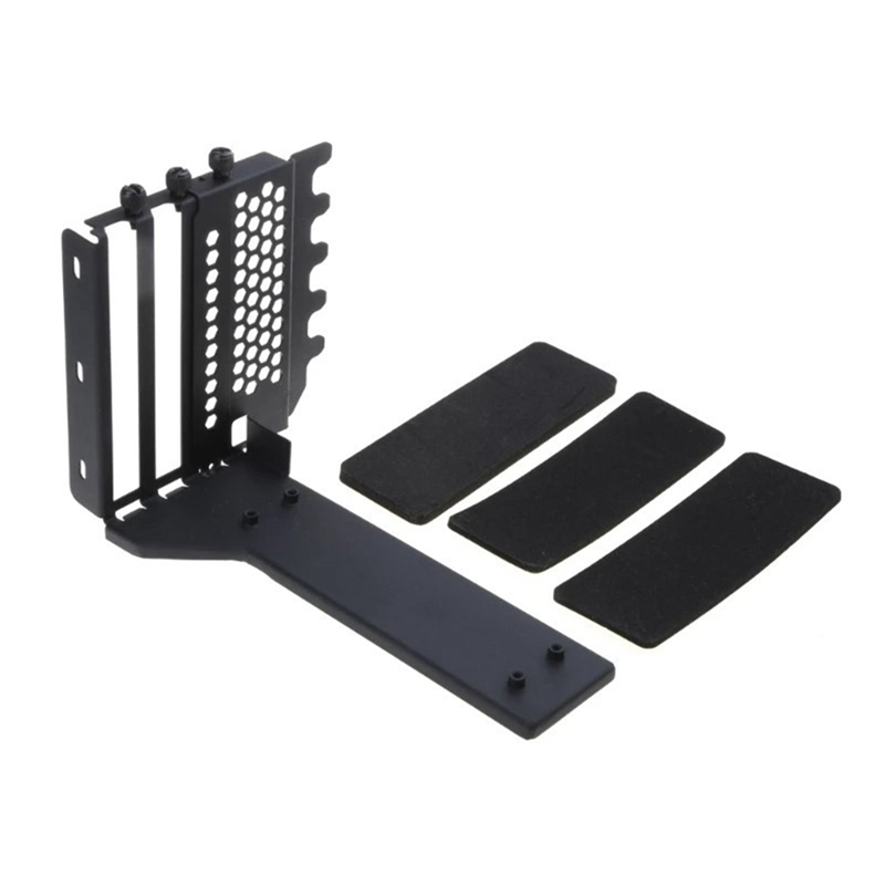 Universal Vertical GPU Holder Riser ATX Matx Case VGA Graphics Card Steering Bracket for 3090, 4090 Graphics Cards Black