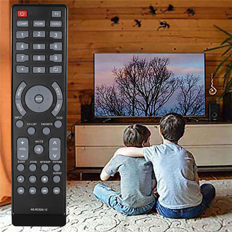 For Insignia TV Remote Controller NS-RC02A-12/ NS-RC01A-12/ NS-19E450A11/ NS-32L450A11 English. 