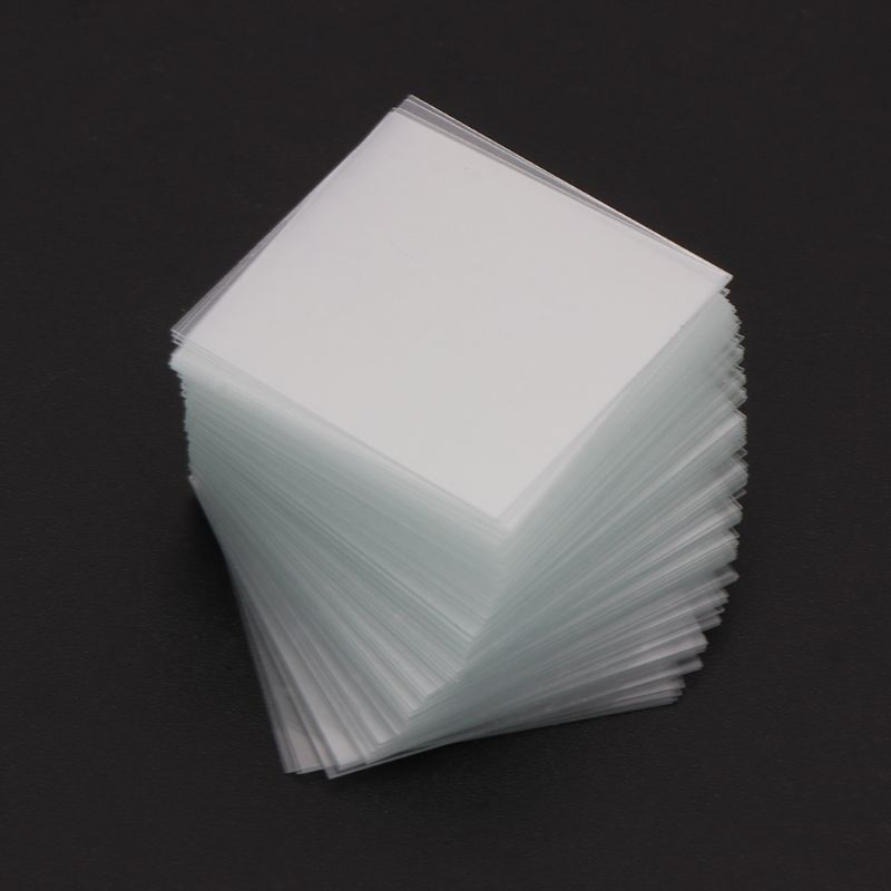 Education Lab Tool Square Glass Slide Microscope Coverslip Microscope Cover Slip P15f. 