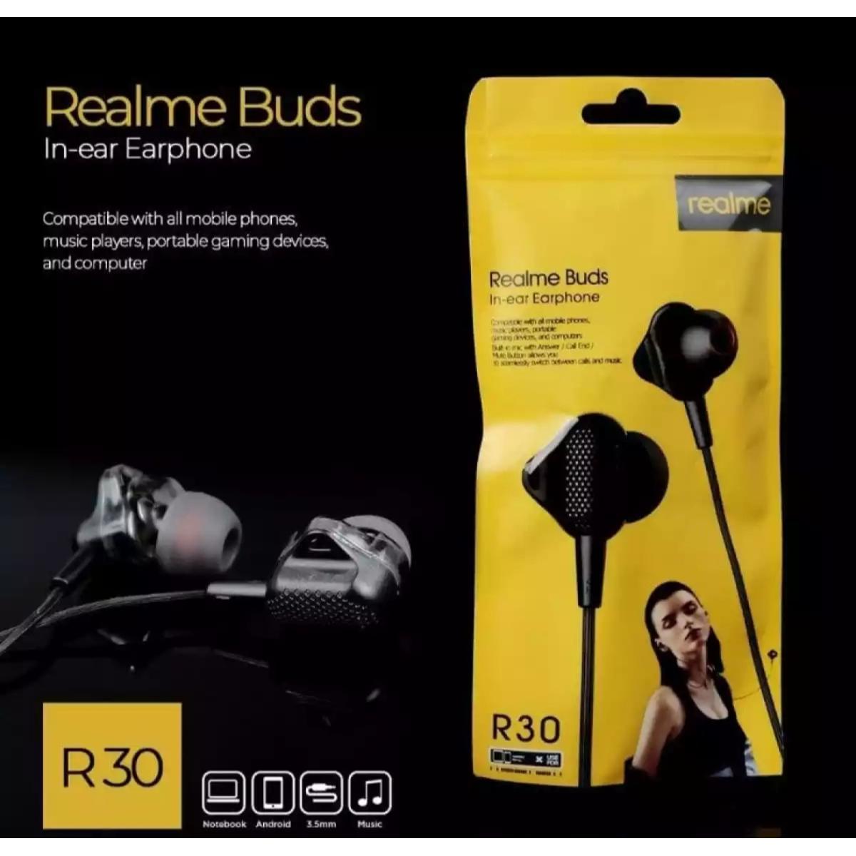 realme r30 earphone