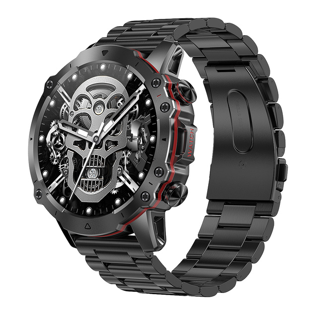 AK56 smartwatch, IP67 waterproof, body activity monitor, over 110 sport modes, suitable for Android and iOS. 