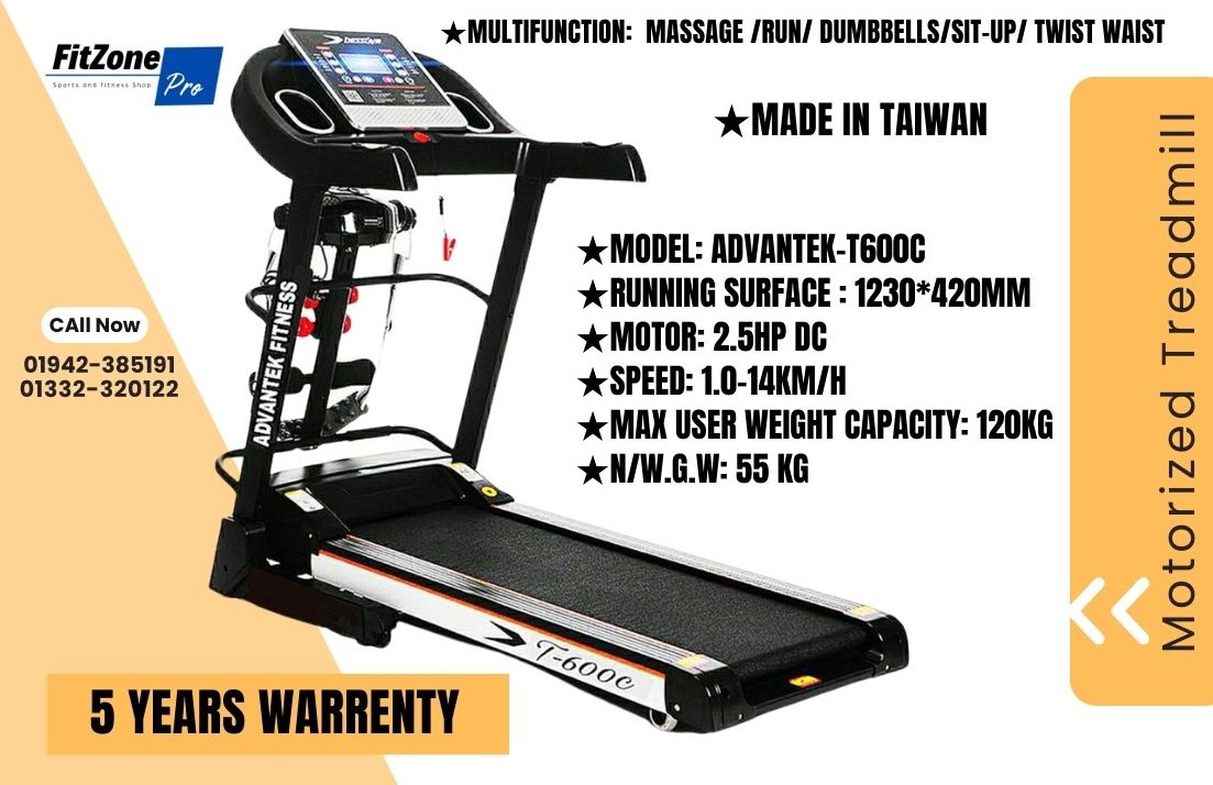 T600C MOTORIZED TREADMILL ,,MULTIFUNCTION '5 in1'. 