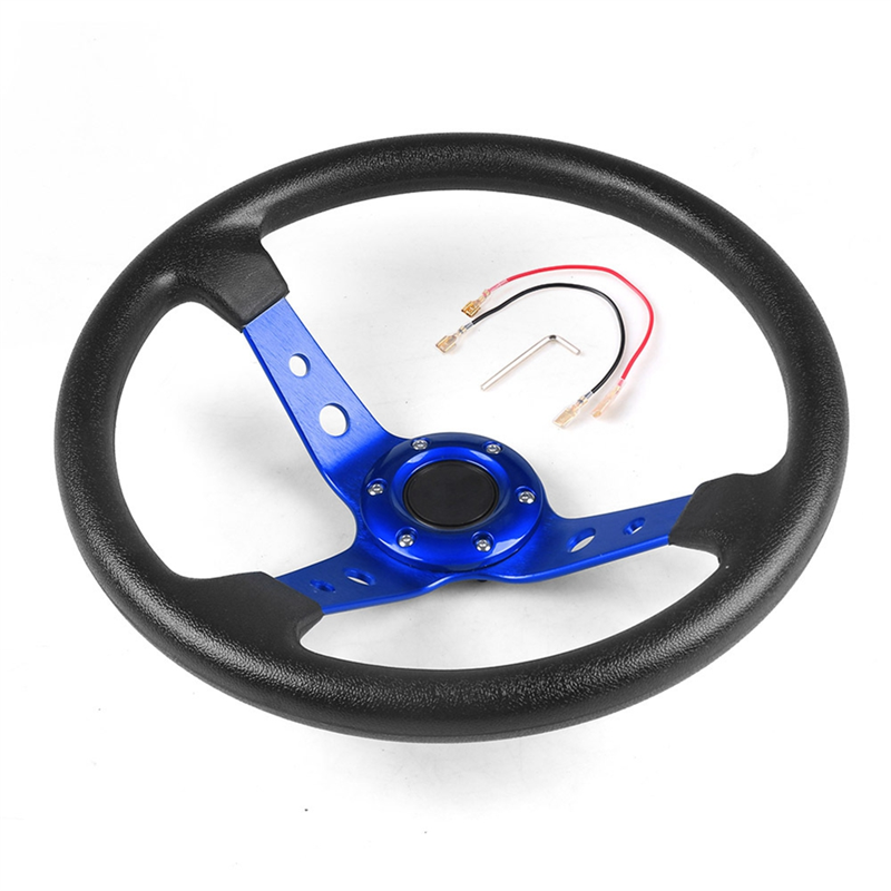 XHHDQES For G29 Racing Game, Racing Steering Wheel Gaming Steering Wheel Universal, 14 Inch 350mm, C. 