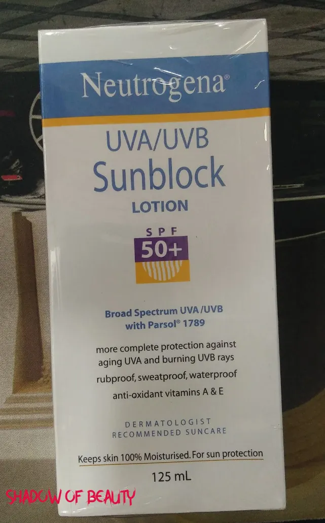 Neutrogena UVA/UVB Sunblock Lotion, SPF 50, 125ml