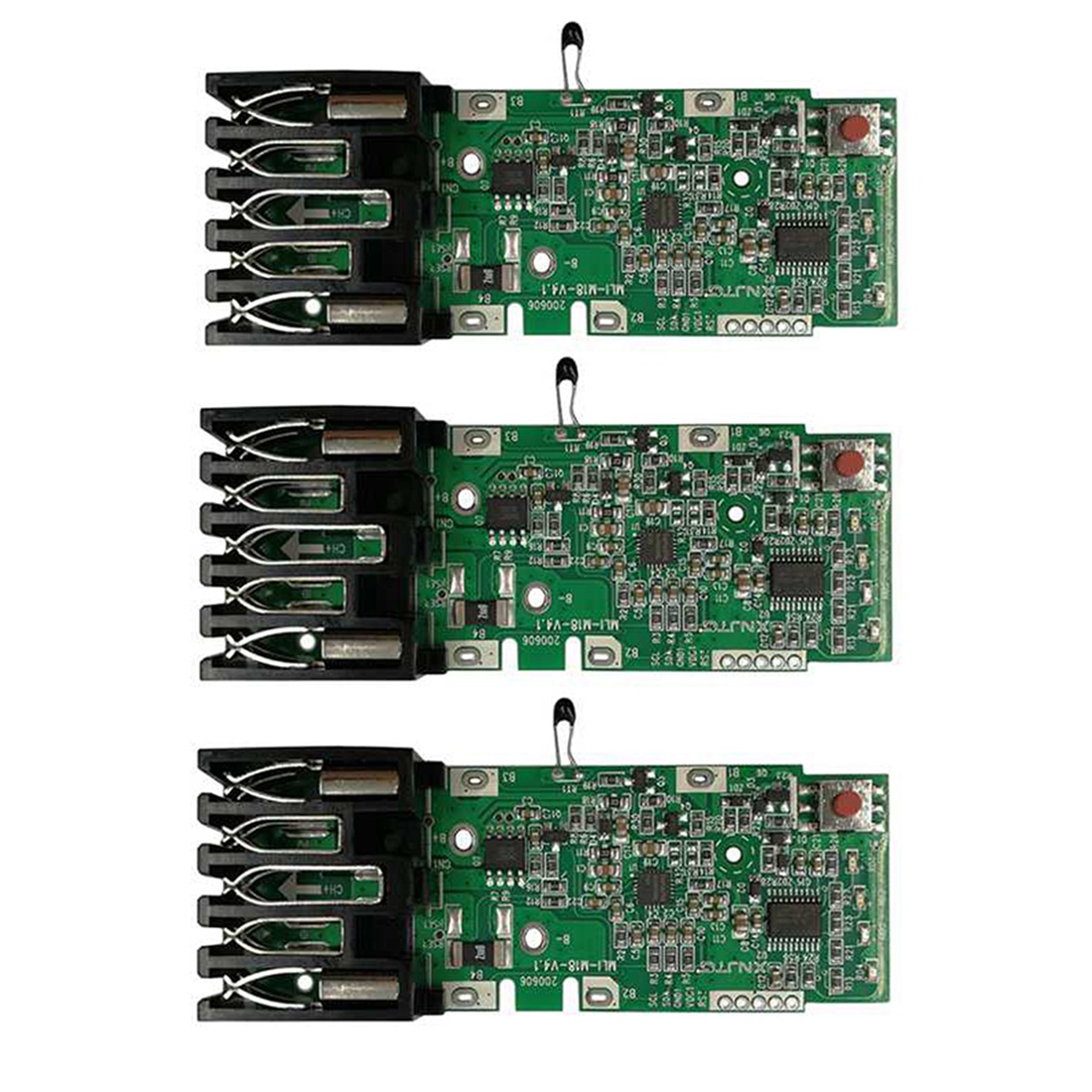 3 Pcs for 18V PCB Board Power Tool Replacement Lithium Battery Protection Circuit Board for 18V