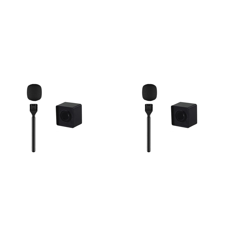 2 Set Interview Mic Handle Adopter Microphone Handheld Adapter for Wireless Go/GoII/ Mic//Wireless Mic