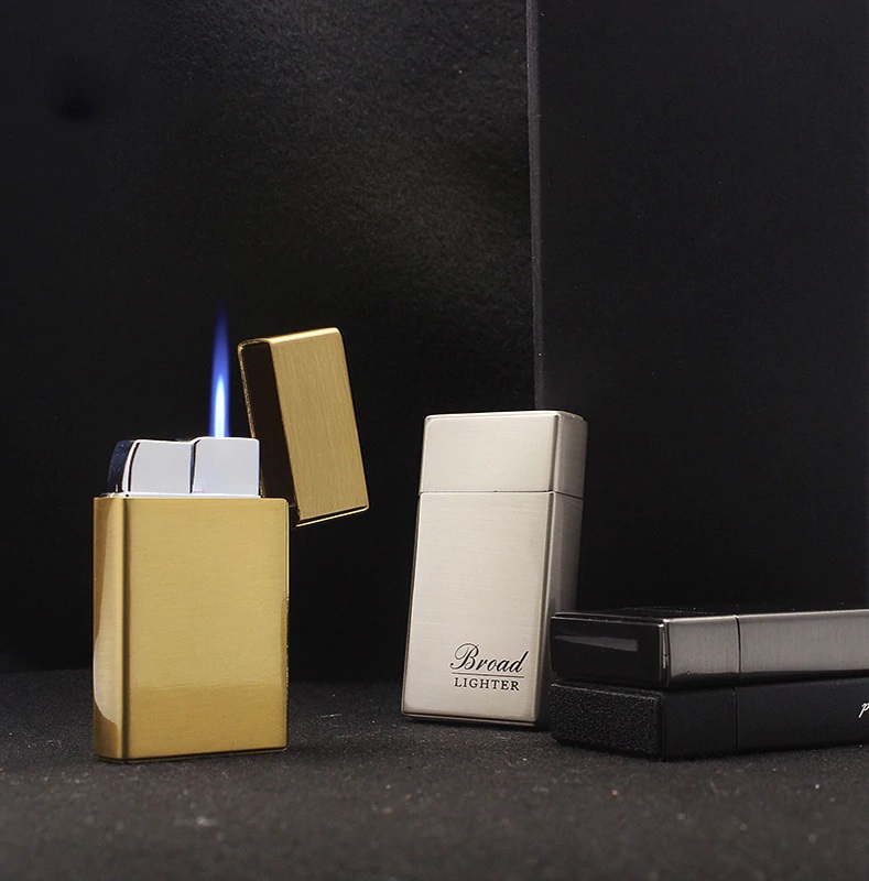 Gas Refillable Broad Band Hitting Lighter Smoking Gadget for Men by Dhaka Shopping Zone Combining Quality Utility & Style in One. 