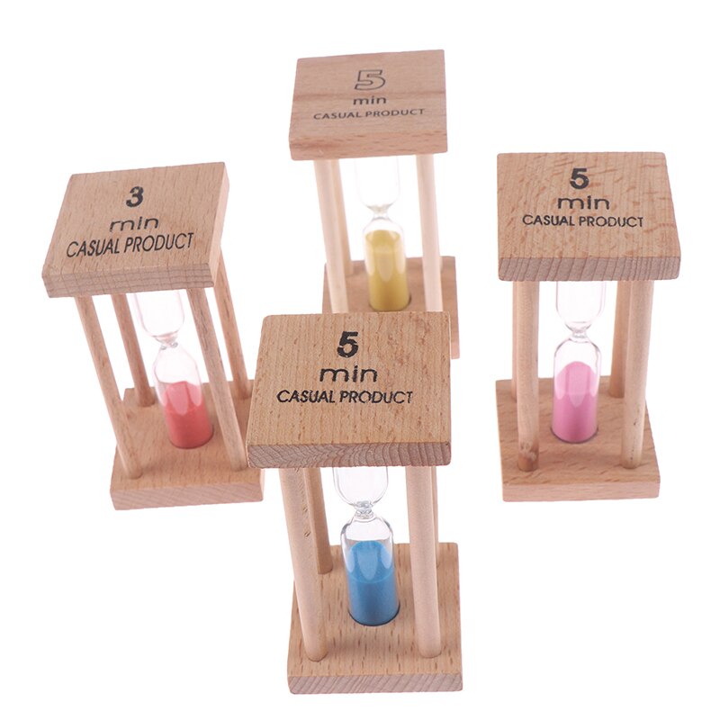 5Min Wooden Home Decoration Desktop Sand Clock Timers Sand Sandglass Hourglass Timer Clock Home Decor Gift Kitchen. 