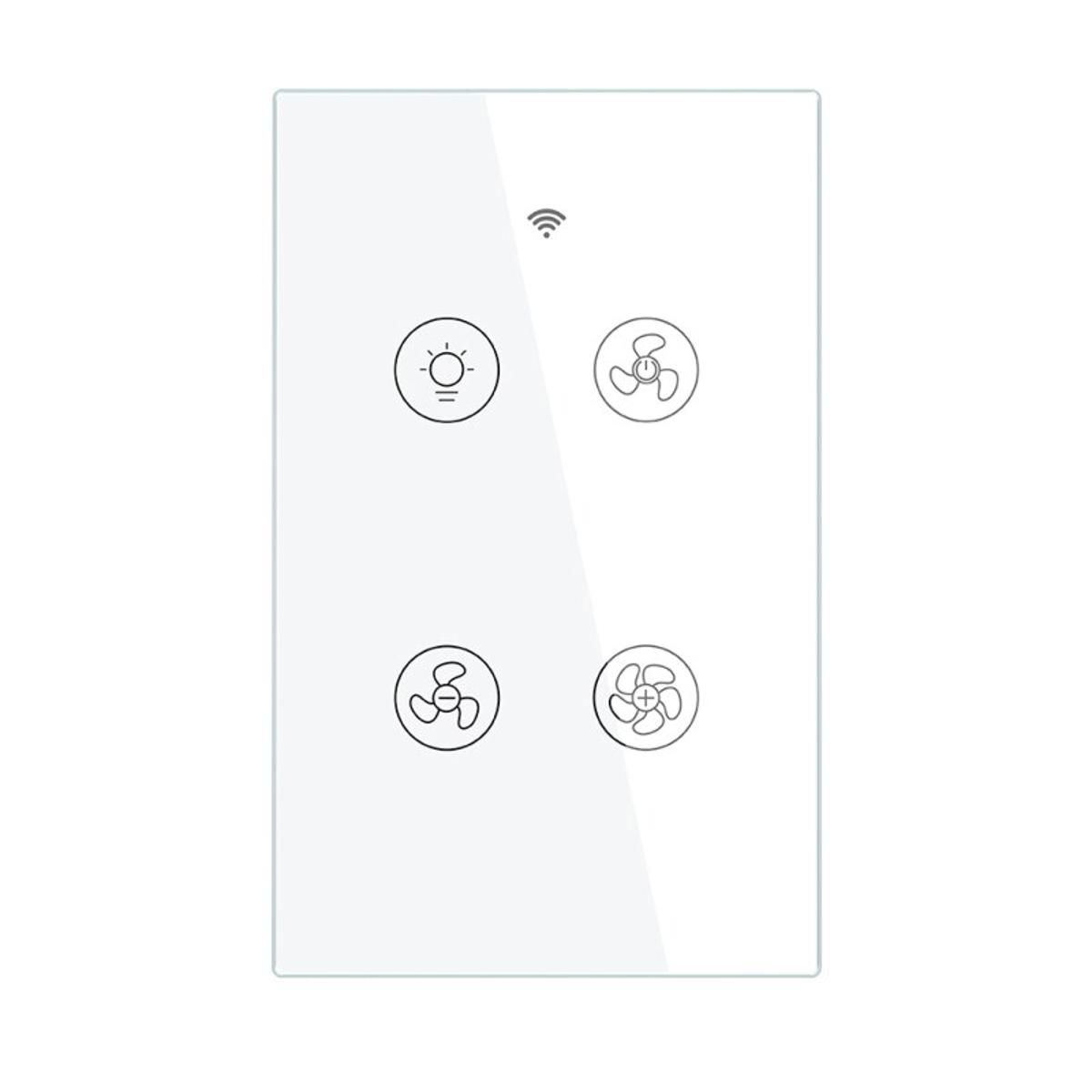 Tuya  RF Smart Ceiling Fan Switch Smart Life/Tuya App Control  Wall Switch  Work with Alexa and Google