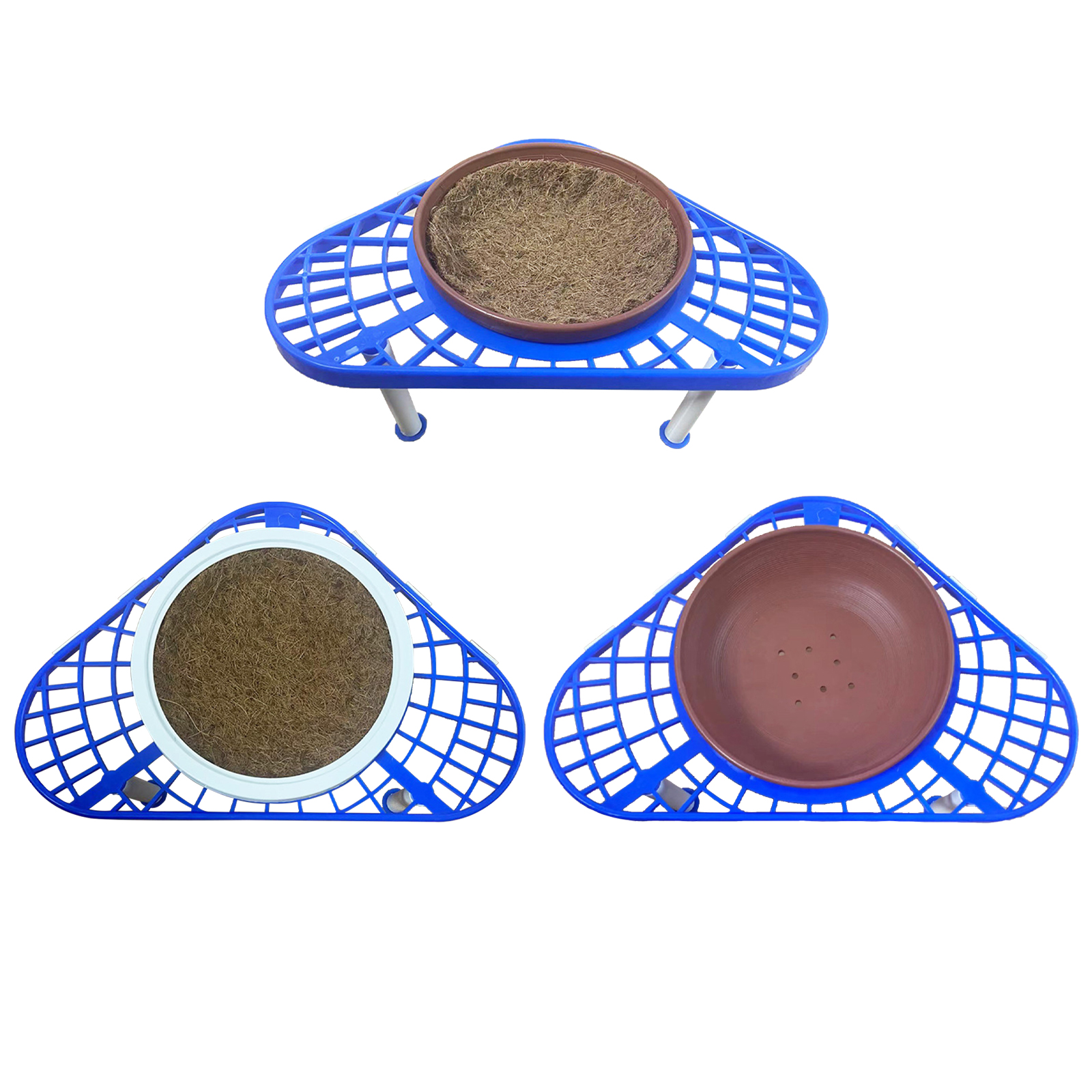 GC Pigeon Nesting Bowls, Pigeon Nest Rack With Smooth Bottom, Light Weight Portable Pet Nest Support Holder, Wear Resistant And Practical Bracket. 