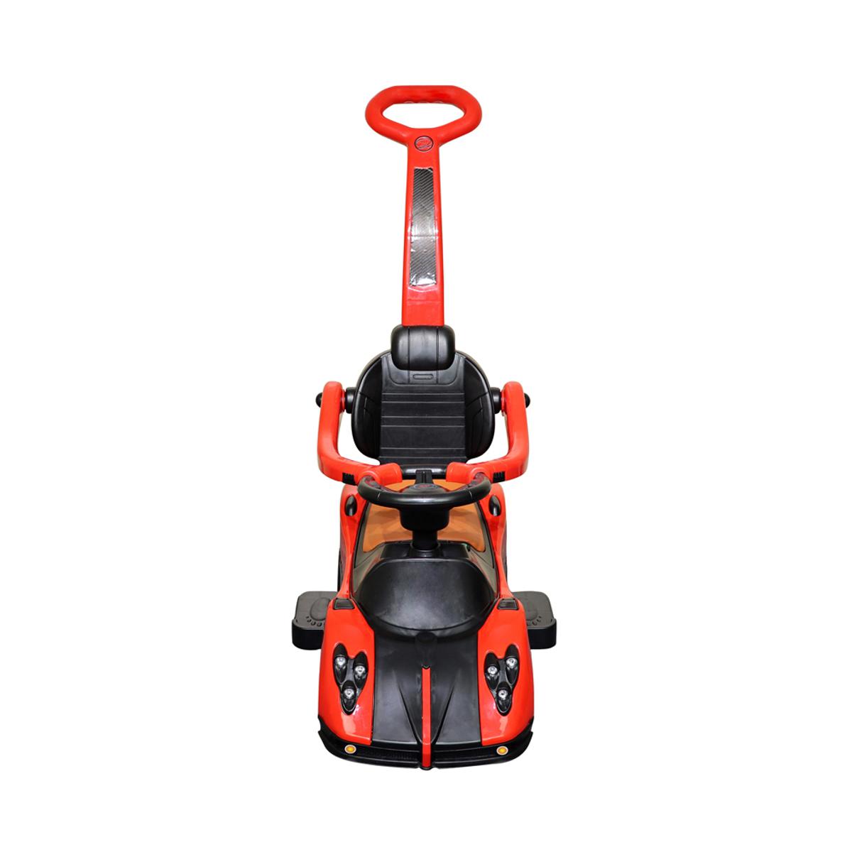 Pagani Zonda Push Car for Kids with Pull Handle - Red Color