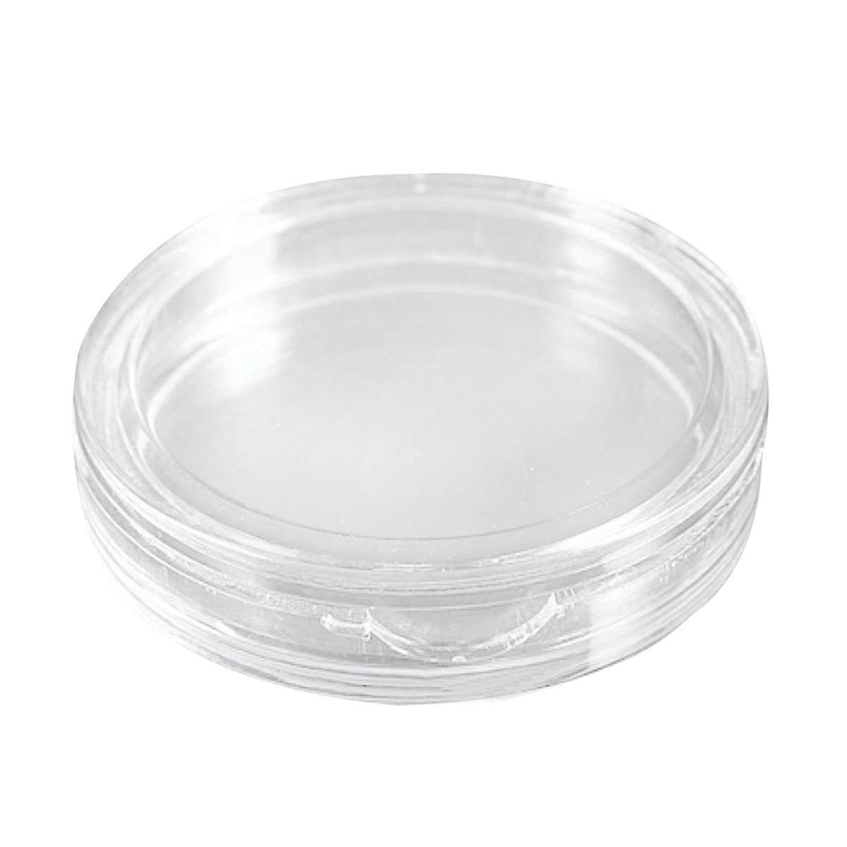 20 Pcs Small Round Transparent Plastic Coin Capsules Box 24mm & 26mm