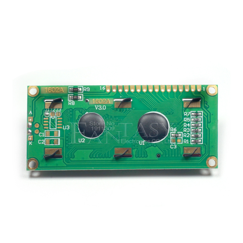 1pcs 5V lcd 1602 blue yellow screen Character LCD Display Module Blue Blacklight New and white code new. 