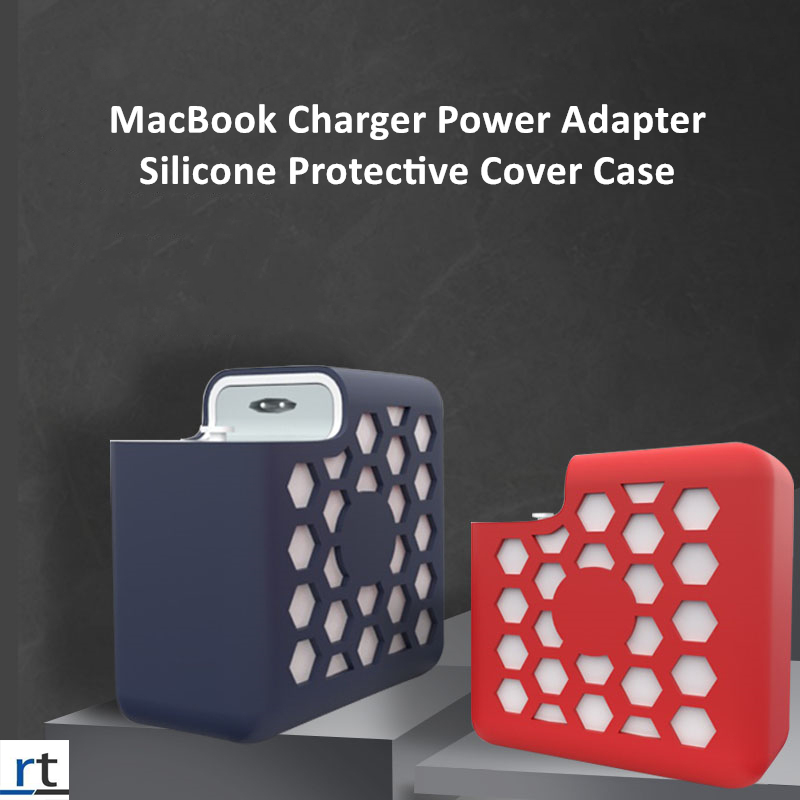 Silicone Protective Cover Case for MacBook Charger Power Adapter. 