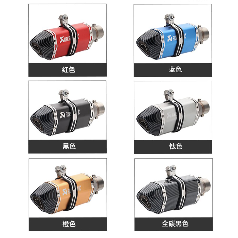 【VisioN Shop】Green-003 Akrapovic exhaust FOR YAMAHA xmax xt xt600e xt660 xt660x xv250 ybr 125 ybr 125cc 450 yz. 