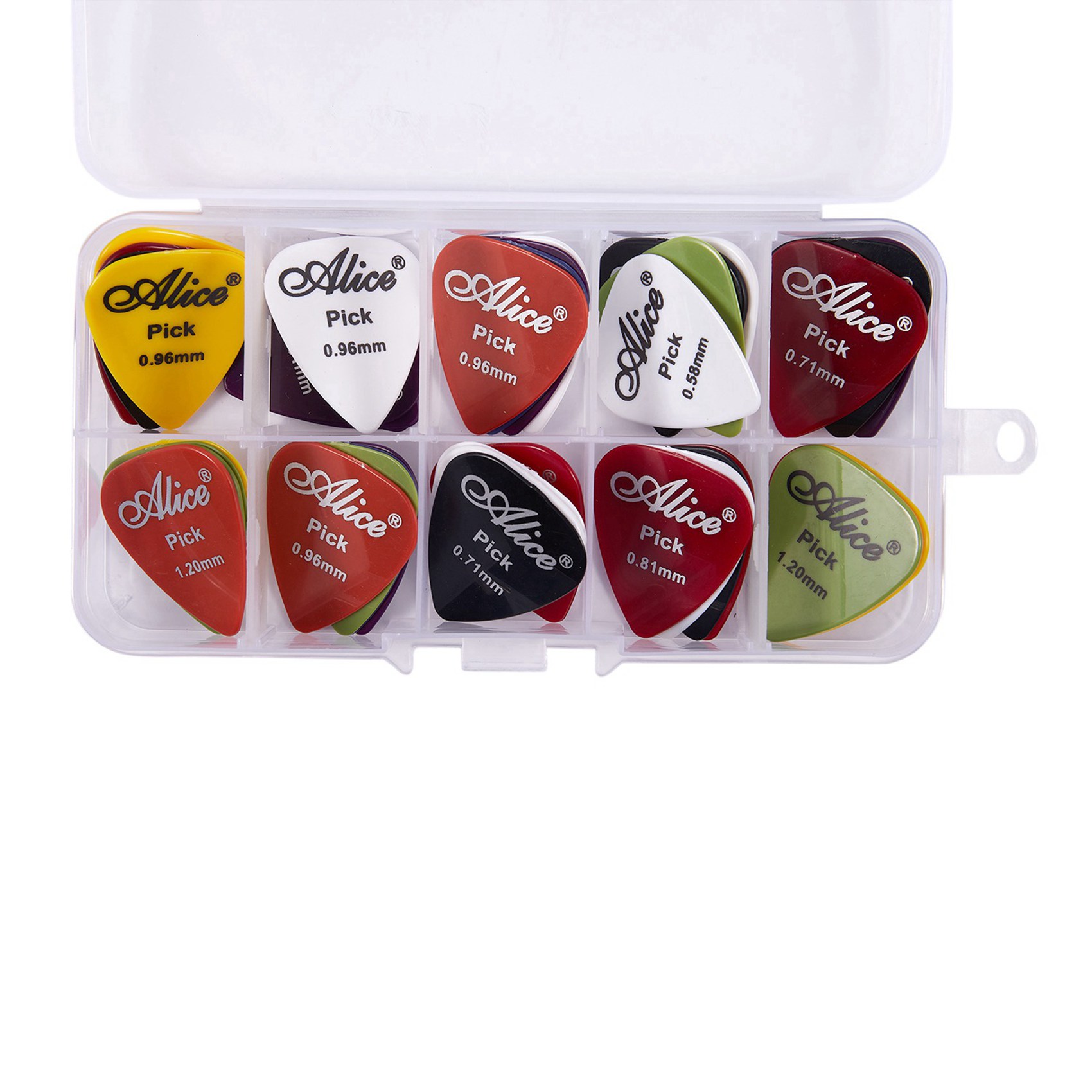Guitar Pick 2 Box Case 80 Pieces Plectrum Mediator Mix 0.58-1.5. 