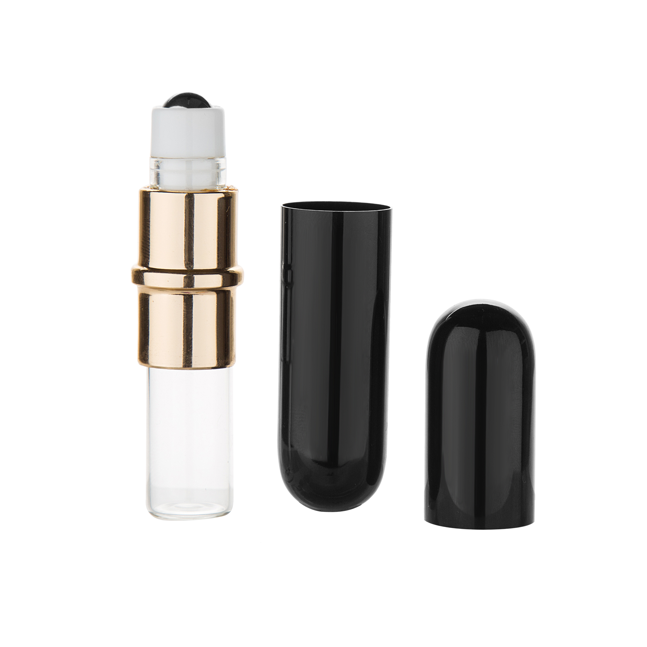 MUB New Design 5ml Mini Aluminum Roller Bottle Refillable Roll On Essential Oil Bottle With Leak proof Roller Ball