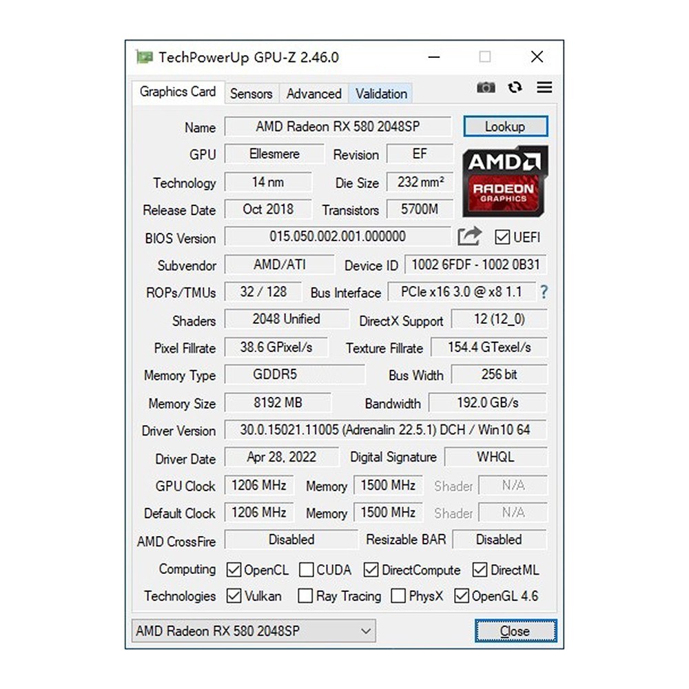 Yeston RX580-8GD5 6HD Graphics Card 8G/256bit/GDDR5 Memory 1206MHz Core Frequency 6 HD Ports Suport 6 Screens and 4K /2K HD/1080P Resolution-purple. 