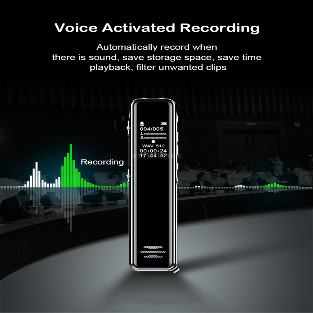 C8 Digital Voice Recorder 50M Long Distance Voice Activated Recorder With Accelerate Function Dictaphone. 