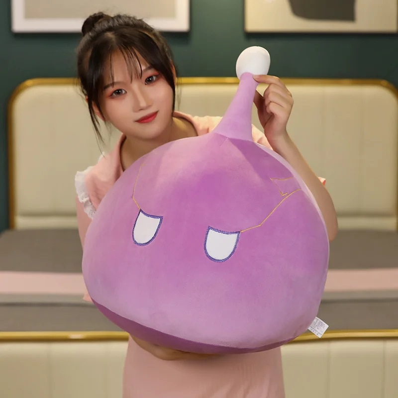 10-50cm New Game Genshin Impact Slime Plush Stuffed Anime Dolls Cute Soft Anemo Electro Pyro Slime Plush Toy Cartoon Xmas Gifts. 