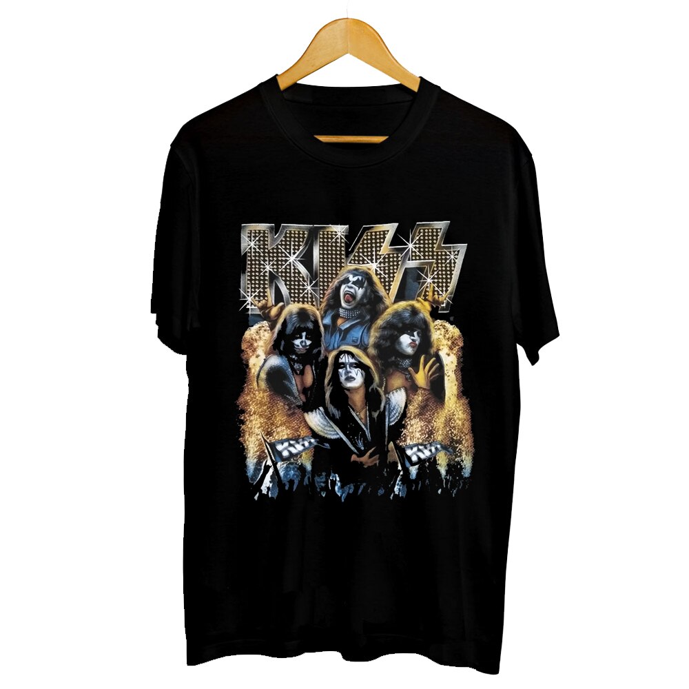 Rock Band T Shirt Men's Short Casual 