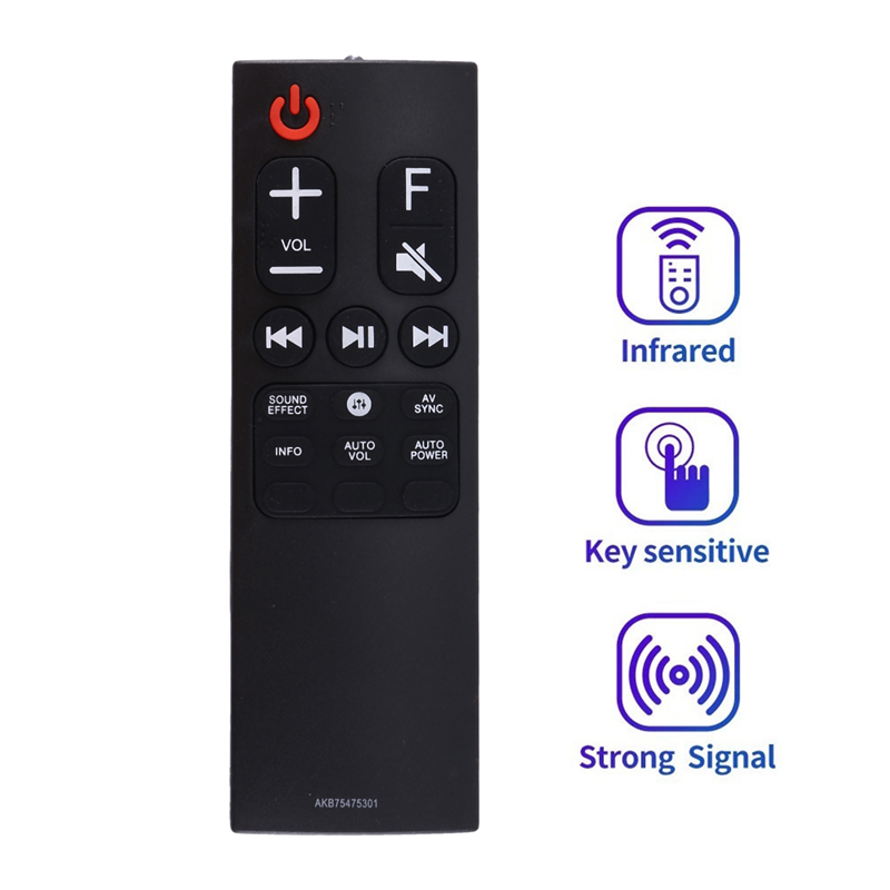 FORIDE Replacement Remote Control AKB75475301 for LG Soundbar Speaker Remote Control. 