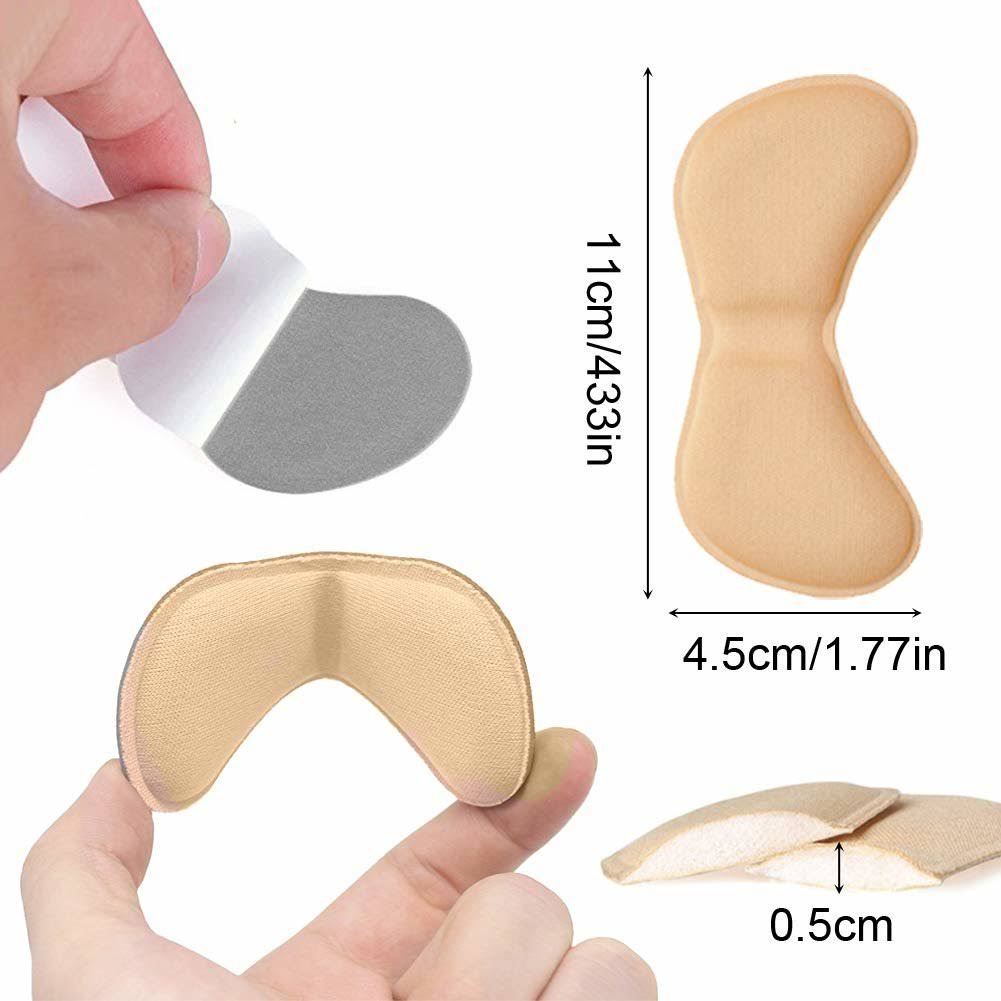 Enhance Shoe Comfort with Self-Adhesive Heel Cushion Pads - 3 Pairs. 