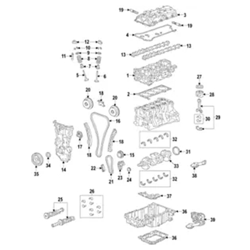 Car Variable Valve Timing (VVT) Sprocket Camshaft Position Actuator (Middle) 12627115 for Parts. 