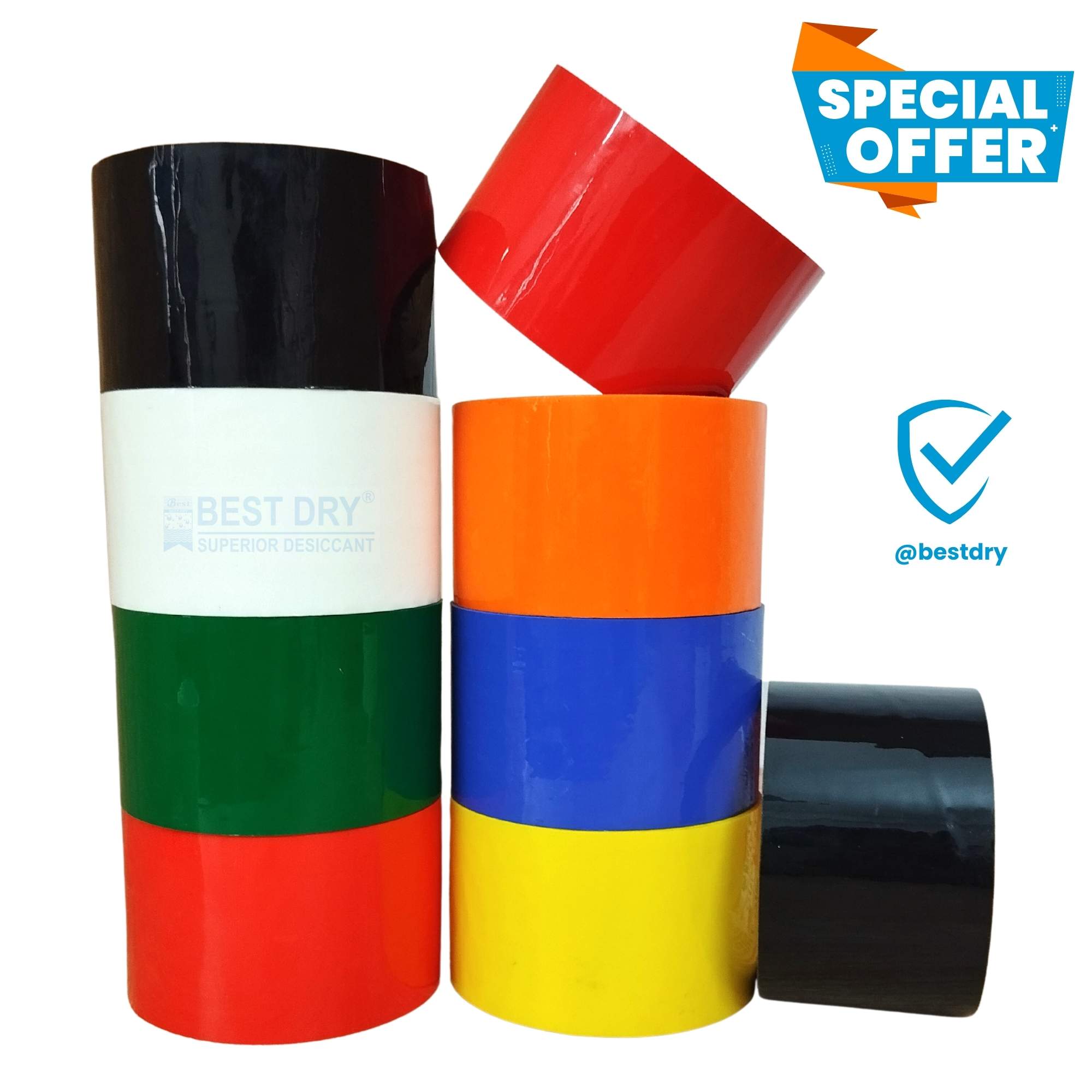 45 yards gum tape for cartons packaging 2.5 inch / 57mm strong adhesive gum tape for gift packaging