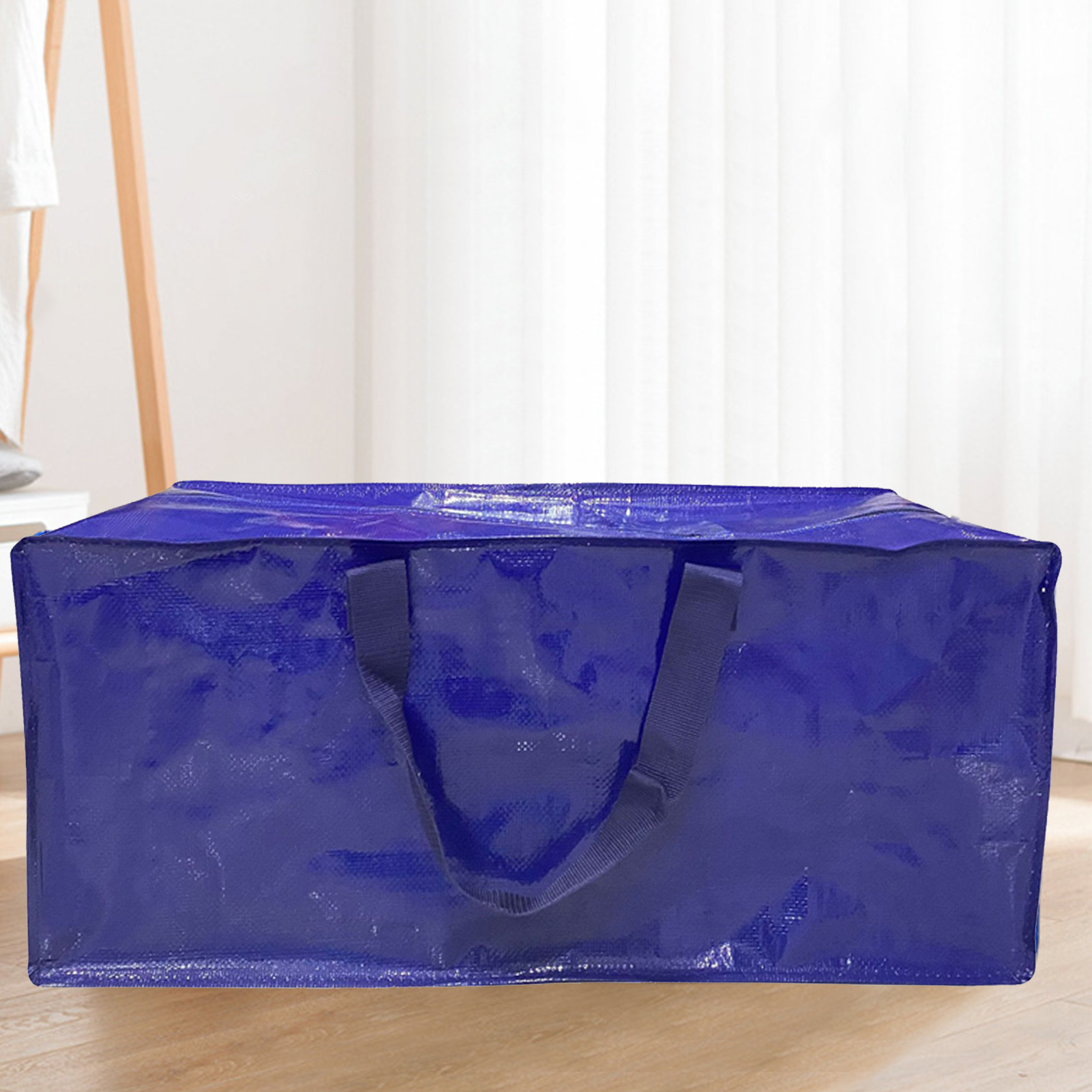 Storage Bag with Backpack Straps Extra Large Storage Bag with Strong Handles for Home Organization Quilt Clothes Organizer Foldable Storage Bag. 