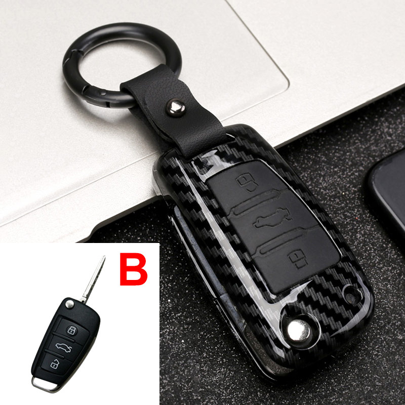 【DATA FROG Global MALL】Car Key Cover For Audi A1 A3 C5 Q3 B6 B7 A4 A6 A7 A8 Q5 Q7 S7 S8 SQ5 RS5 Accessories. 