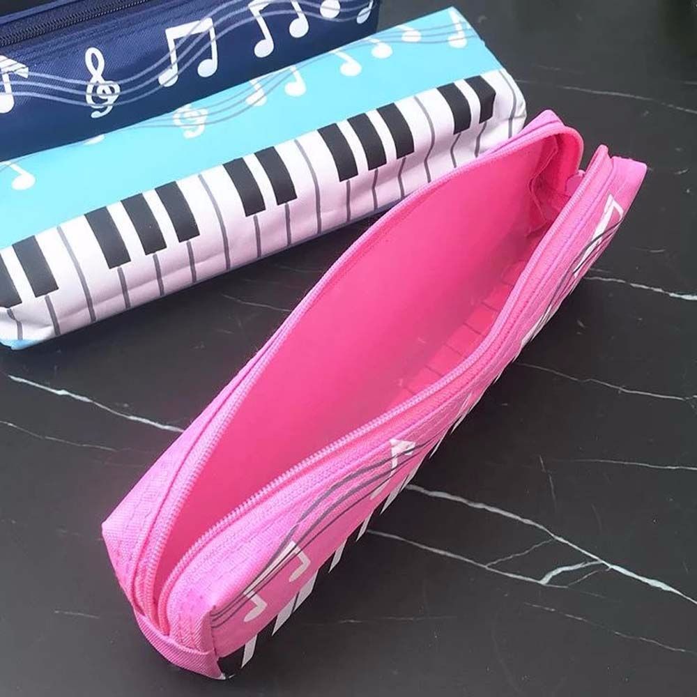New Boy Creative ingle Layer Pen Bag chool tationery Muic Box Muical Pencil Cae tudent Pencil Cae Piano Note Pencil Bag Muical Note Piano Pouch. 
