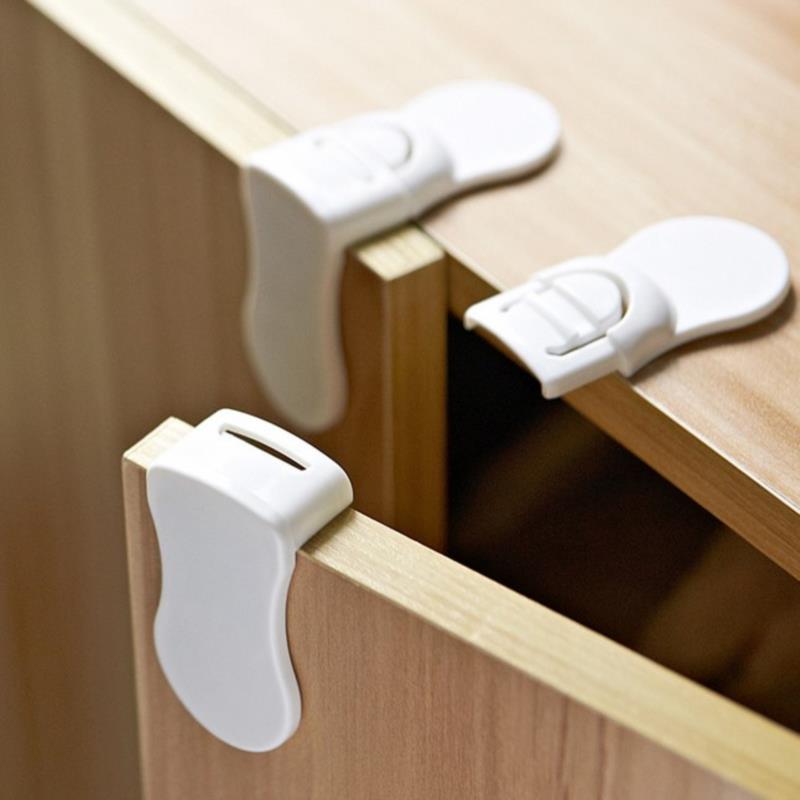 (New)Children Baby Kid safety Cabinet By Fridge Drawer Cupboard Lock Latch WM Nicle. 