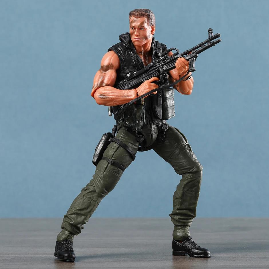 NECA Commando John Matrix Schwarzenegger PVC Action Figure with Accessories. 