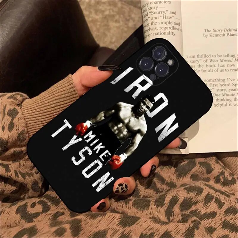 Mike Tyson Boxer Phone Case For iPhone 8 7 6 6S Plus X SE 2020 XR XS 14 11 12 13 Mini Pro Max Mobile Case. 