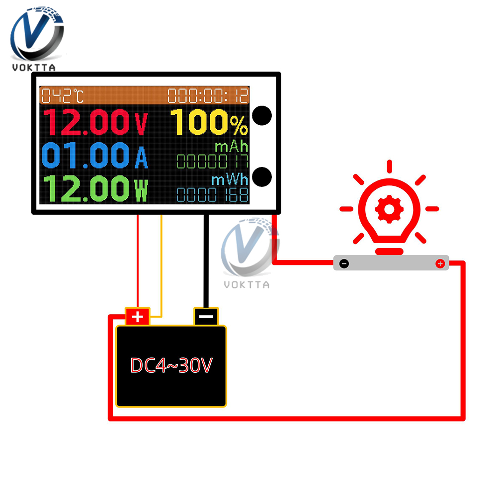 10A/50A/100A Multifunction Voltmeter Ammeter Digital Power Energy Meter Wattmeter DC Voltage Current Tester Electric Meter. 