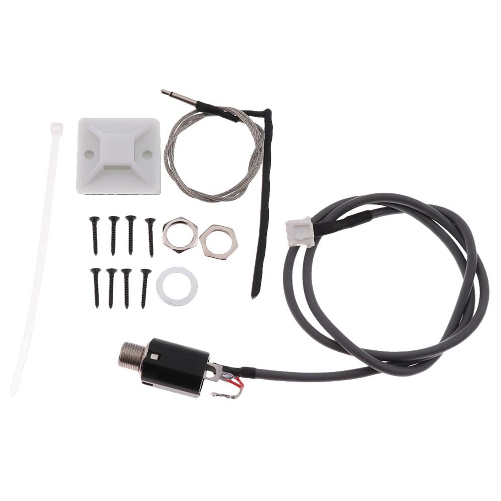 Individual 1 Set 2 Band Pickup Eq Aeq-2T Guitar Washer Screws Set & 1 Set Uk-300T Pickup Preamp Ukelele Pickups Tuner System. 